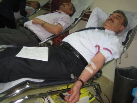 Erzurum Vergi Dairesi Çalışanlarından Kan Bağışı