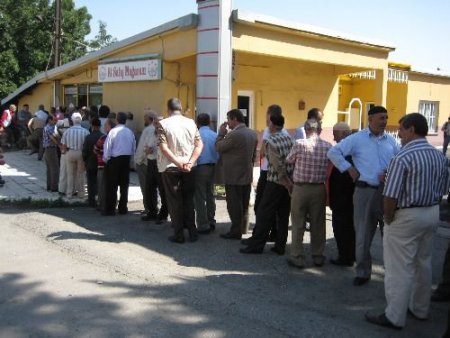 Erzurum'da Kasaplar Ebk'yı Protesto Etti