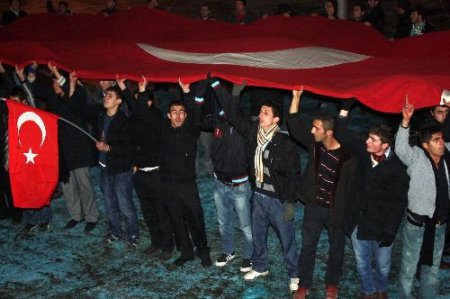 Erzurum'da Terör Saldırısına Tepki