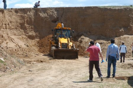 Eski askeri alanda insan kafatasları bulundu
