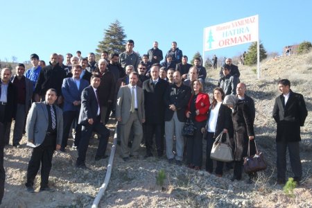 Eski Belediye Başkanı Yanılmaz anısına hatıra ormanı oluşturuldu
