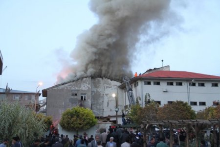 Eski tekel binasında iki günde ikinci yangın