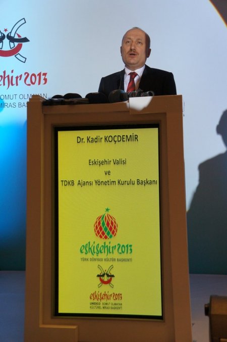 Eskişehir 2013 yılı Türk Dünyası Kültür Başkenti resepsiyonu Ankara’da yapıldı