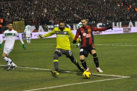 Eskişehirspor: 0 - Bursaspor: 1 (İlk yarı)