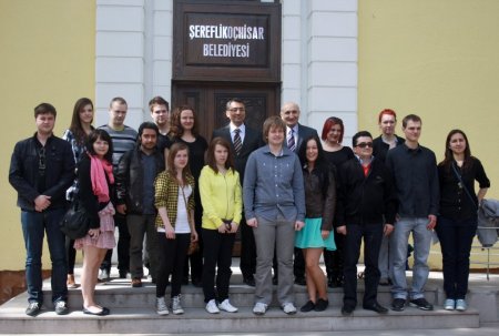 Estonyalı öğrenciler Şereflikoçhisar’da