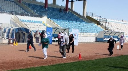 Ev hanımları spor için bir araya geliyor