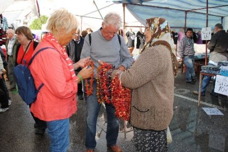 Evinin Geçimini 17 Yıldır Turistlere Biberiye Satarak Sağlıyor