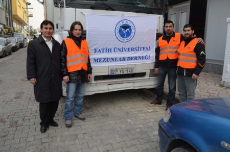 Fatih Üniversitesi mezunlarından Suriye’ye anlamlı yardım