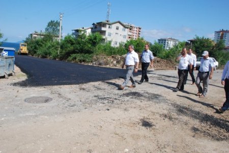 Fatsa'da asfalt seferberliği devam ediyor