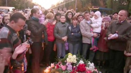 Feci Kazanın Görüntüsü Rusları Sokağa Döktü