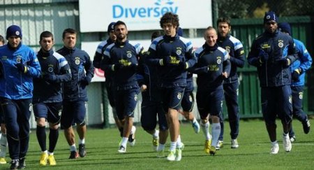 Fenerbahçe, idmanında gerginlik