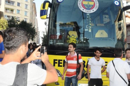 Fenerbahçe'ye Sivas'ta coşkulu karşılama
