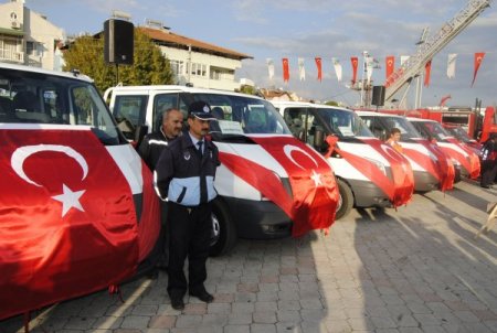 Fethiye Belediyesi 16 Yeni Araç Aldı