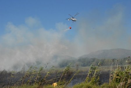 Fethiye’de Bir Hektar Sazlık Alan Kül Oldu