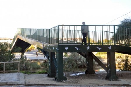 Fethiye'deki eğri köprü düzeltildi