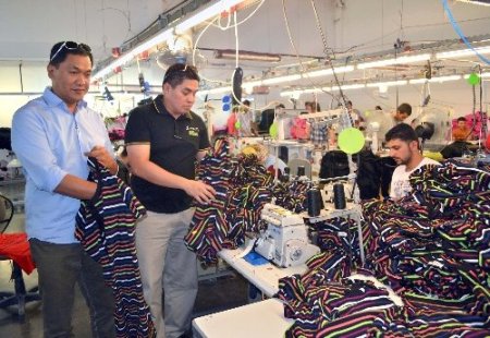 Filipinli işadamları Kahramanmaraş’ta sanayi tesislerini gezdi