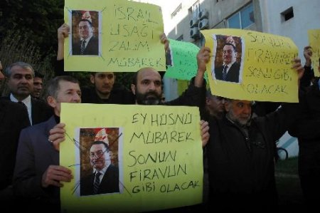 Filistin Yardım Konvoyuna Yapılan Saldırı İskederun'da Da Protesto Edildi