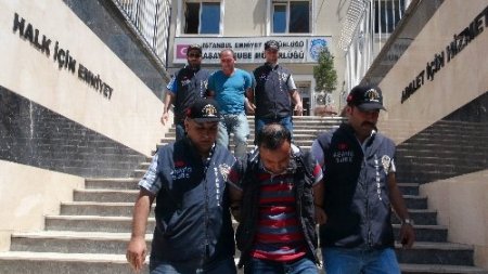 Film gibi banka soygunu kamerada