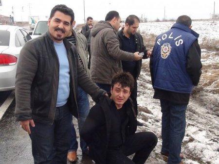 Filmleri aratmayan kovalamaca kaza ile bitti