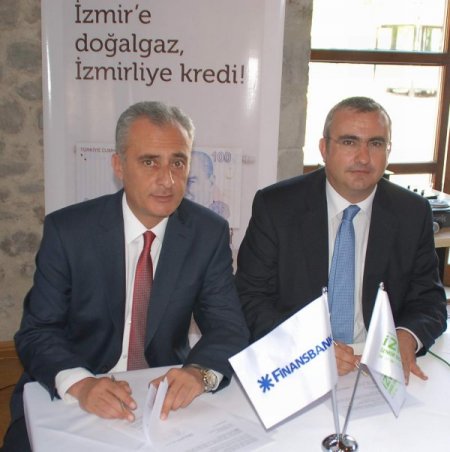 Finansbank İzmirgaz Abonelerine Doğalgaz Kredisi Verecek