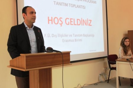 Fırat Üniversitesi Tıp Fakültesi öğrencileri Erasmus konusunda bilgilendirildi