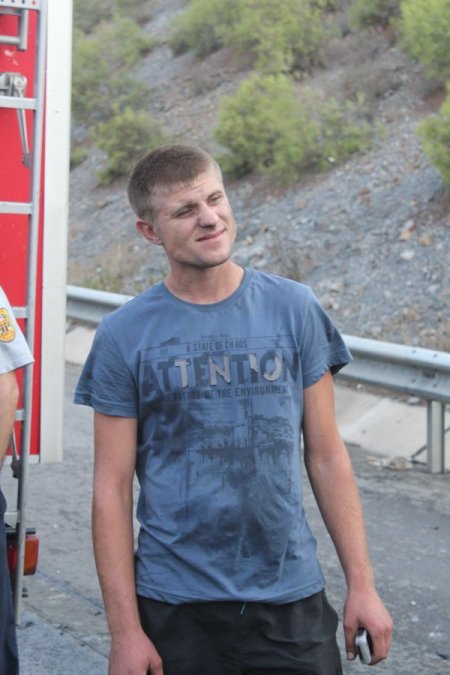 Fırın yüklü TIR'da yangın