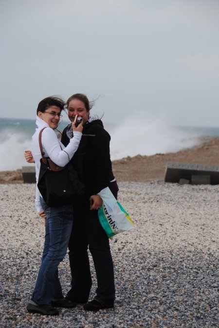 Fırtına, Apollon Tapınağı'nda hatıra fotoğrafı çektirmeyi zorlaştırıyor