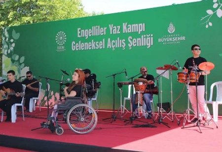 Florya Engelliler Yaz Kampı engelli vatandaşlara kapılarını açtı