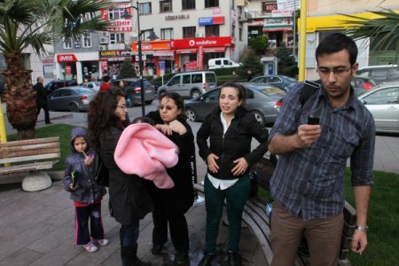 Freni patlayan araç, 4 araca çarparak durabildi