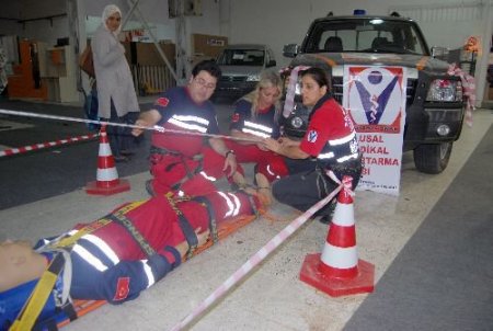 Fuarda Medikal Kurtarma Ekibi Tanıtıldı