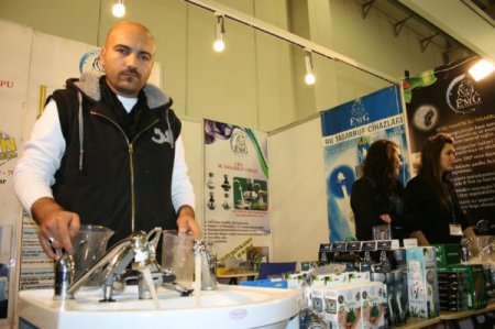 Fuarın Gözdesi 'Tasarruf Musluğu' Oldu