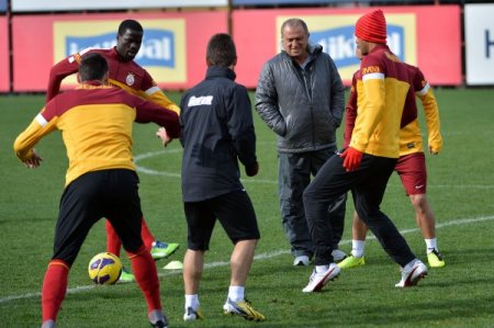 Galatasaray, Akhisar Belediyespor maçı hazırlıklarını sürdürdü