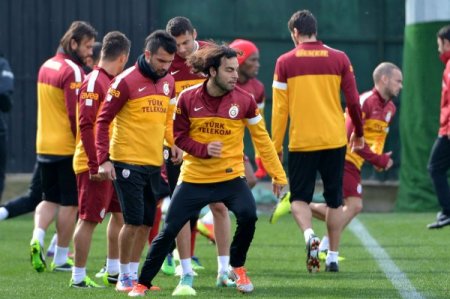 Galatasaray, Akhisar Belediyespor maçı hazırlıklarını sürdürdü