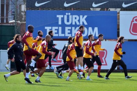 Galatasaray, Beşiktaş derbi maçının hazırlıklarını sürdürdü