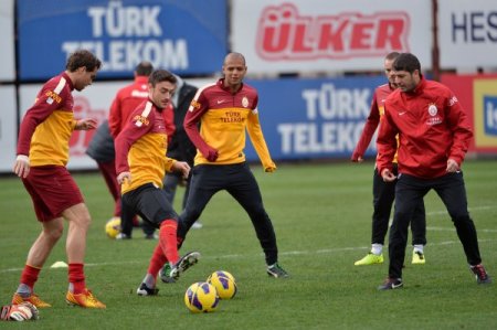 Galatasaray, Beşiktaş derbi maçının hazırlıklarını sürdürdü