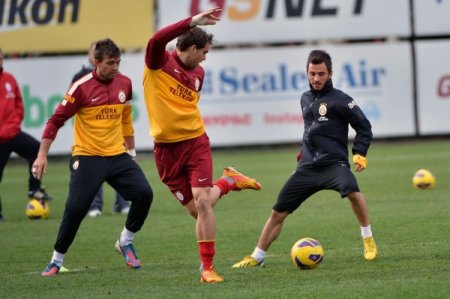 Galatasaray, Beşiktaş derbi maçının hazırlıklarını sürdürdü