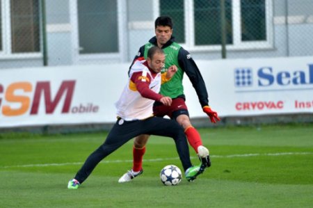 Galatasaray, FC Schalke 04 maçı hazırlıkları sürdürdü