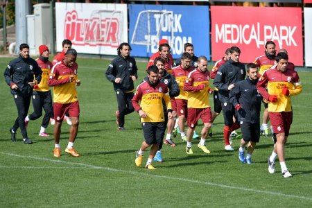 Galatasaray, Gençlerbirliği maçının hazırlıkları sürdürdü