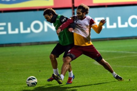 Galatasaray, İstanbul BBSK maçının hazırlıklarını sürdürdü