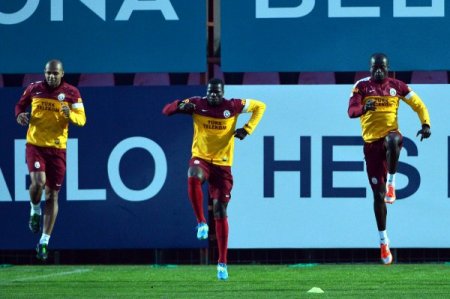 Galatasaray, İstanbul BBSK maçının hazırlıklarını sürdürdü