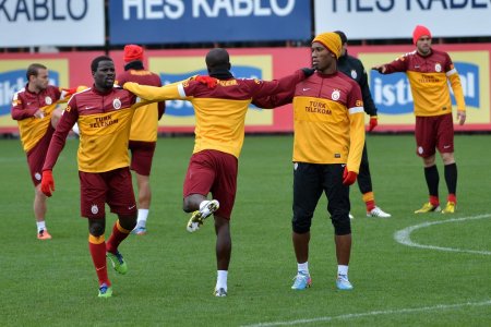 Galatasaray, İstanbul BBSK maçının hazırlıklarını sürdürdü