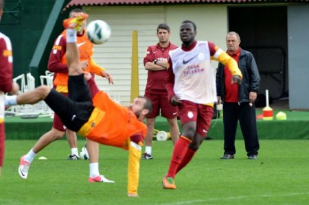 Galatasaray, Kayserispor maçı hazırlıklarını sürdürdü