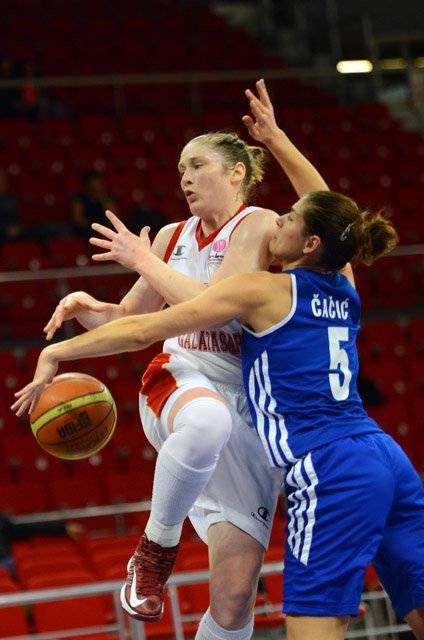 Galatasaray, konuk ettiği Novi Zagreb’i 77 - 50 mağlup etti