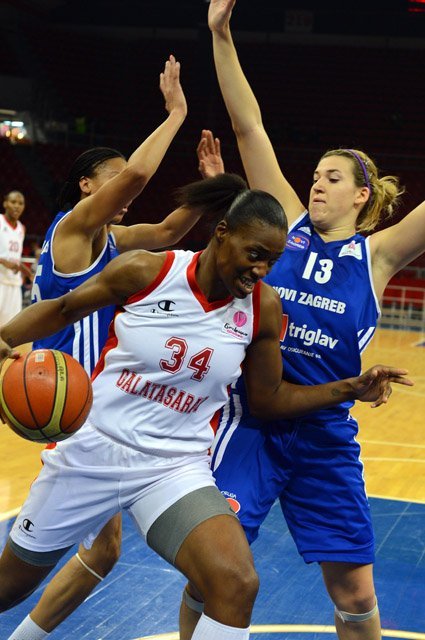 Galatasaray, konuk ettiği Novi Zagreb’i 77 - 50 mağlup etti
