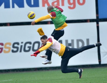 Galatasaray, Orduspor hazırlıklarını sürdürdü