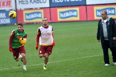 Galatasaray, Orduspor maçı hazırlıklarını sürdürdü