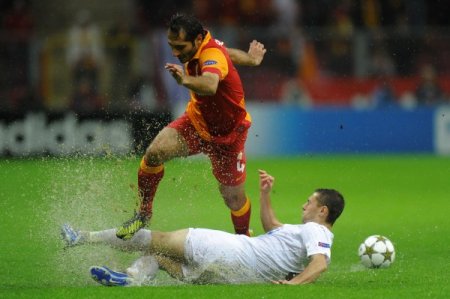 Galatasaray: 0 - Cluj: 1 (İlk yarı)