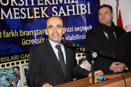 Gamek El Sanatları Sergisi'ni Bakan Şimşek Açtı