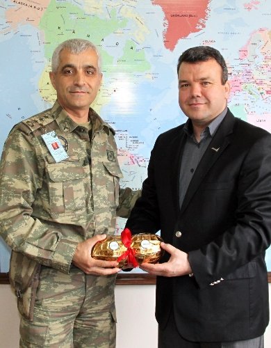 Garnizon Komutanı Kaya, OGİAD’ı ziyaret etti