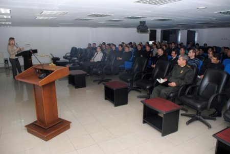 Garnizon Ve Jandarma Bölge Komutanlığı’nda Önce Konferansı, Sonra Kan Verildi